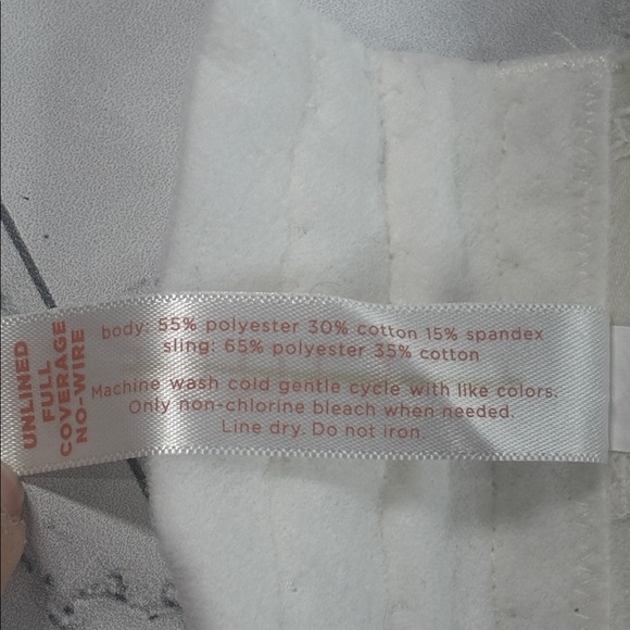 NWOT Cacique Lane Bryant Womens Full Coverage Bra Ivory Unlined NO WIRE 40DDD - Picture 9 of 10